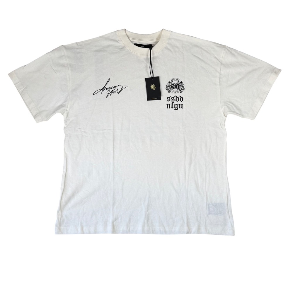 Darc Sport Mens DMV Wolves Premium Tee Cream XL Limited Edition 839/2000 NWT